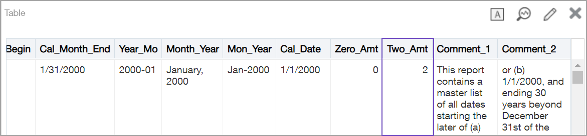 Example of the results in the Refine tab after adding a column with Apply XML.