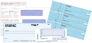 Variety of checks and forms