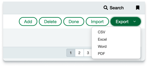 Shows buttons in new color