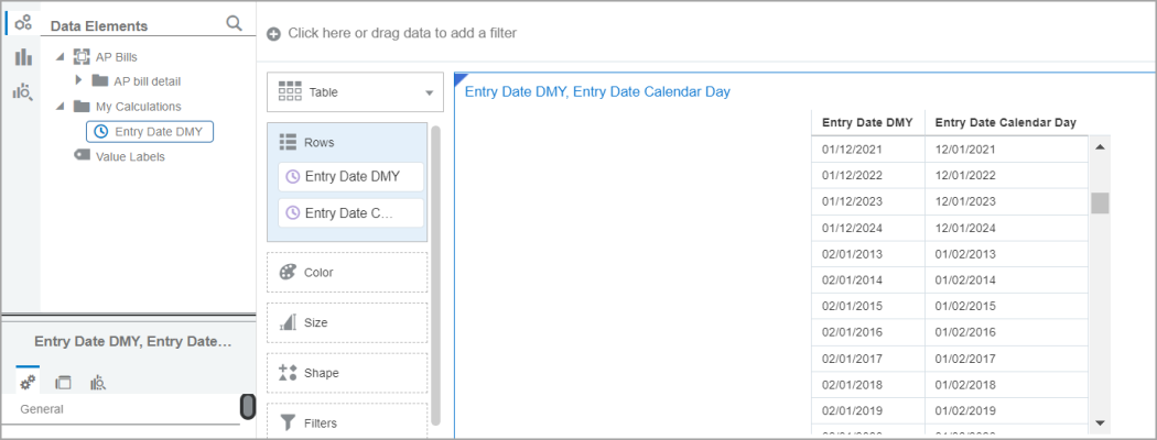 Reformat date fields in IVE