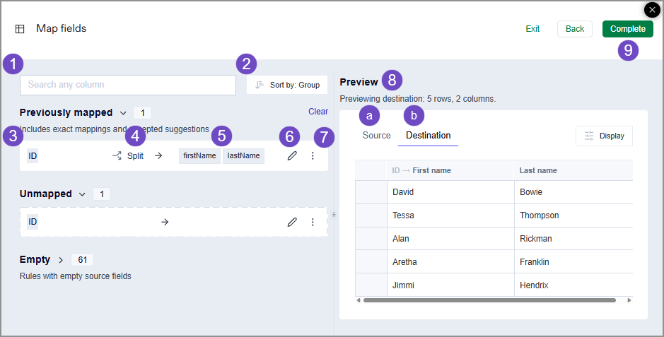 Herramientas de correlación mejoradas