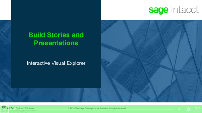 Page de titre de la vidéo des histoires et des présentations.